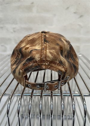 Washed cotton print canvas cap Argan Oil B30200171 Ganni 